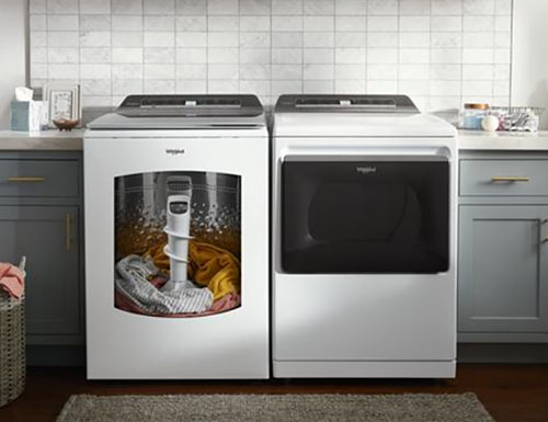 A Washing Machine That Physically Adjusts to Loads
