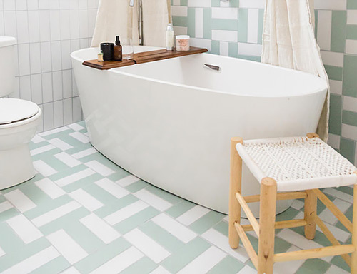 Slip-Resistant Decorative Tile for Indoors & Out