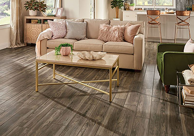 Durable & Comfortable Wood-Look Tile Flooring