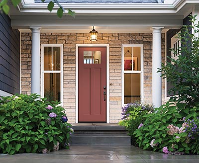 A Historically Inspired Entry Door with Clean Lines