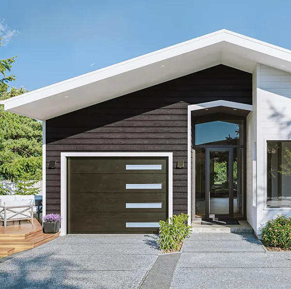 Fiber Cement Siding with Two-Tone Wood Look